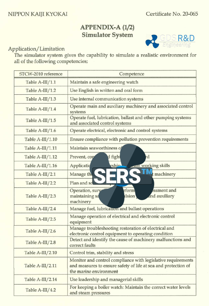 SERS-ERS-Class-NK-Certificate-IMO-STCW-Model-Course-2.07-Page2