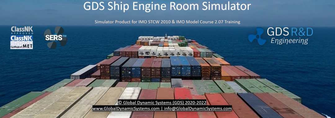 Ship Engine Room Simulator (ERS) SERS GDS Engineering R&D IMO STCW 2010, Engine Performance, Main Diesel Engine, Marine, Maritime, IMO Model Course 2.07. Certified by ClassNK. ITU Maritime Faculty. Yıldız Technical University. Competencies. Operation and Management Level. Education and Training. Assessment of Marine Engineers. Troubleshooting with Fault Tree Scnearious and Analysis Reporting. Objective Assessment. Nippon Kaiji Kyokai.High Voltage Training Functions 6600 VAC. Ship Propulsion Systems. Maritime Education and Training. Main Engine Performance. Sunken Diagrams. Energy Efficiency. Marine Engineering. Effect of Draft Change in the Ship Main Engine Performance Parameters. Management Level Training Exercices, Marine Engineering Education and Training. SERS Trademark