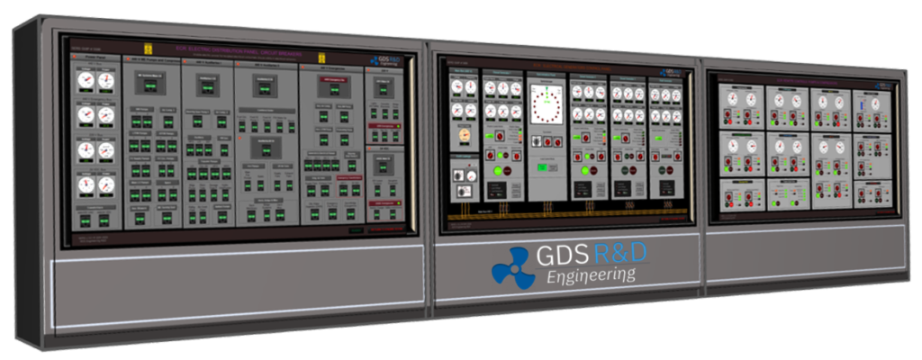 GDS Ship Electrical Systems Sİmulator, Engine oom Simulator ERS Distributed System Full mission Panels