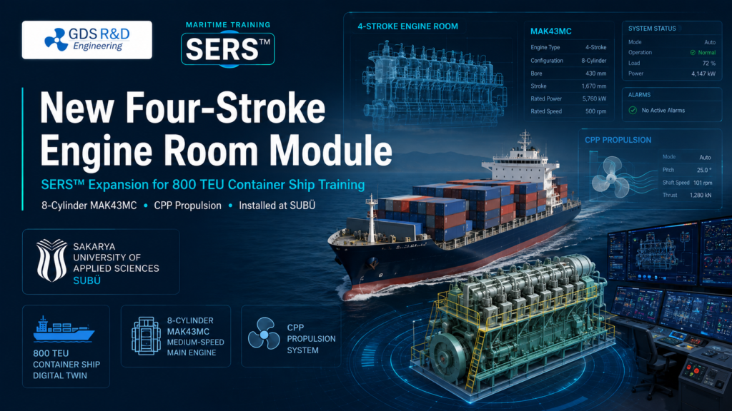 GDS Expands SERS™ with New Four-Stroke Engine Room Module